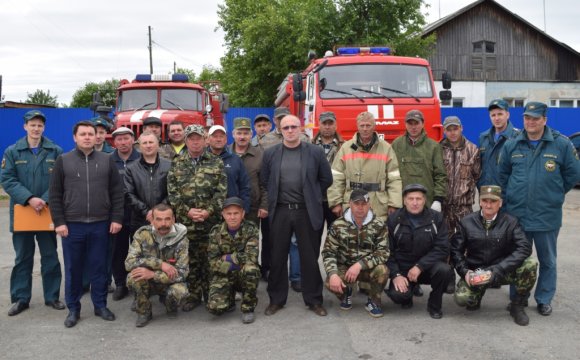 В Кунгурском районе работают лучшие пожарные-добровольцы
