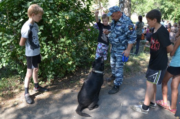 Кунгурские полицейские организовали спортивный праздник в детском санатории