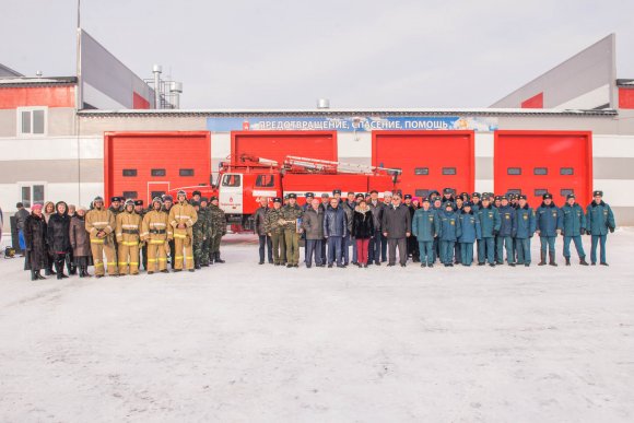 В Кунгуре открылось суперсовременное пожарное депо