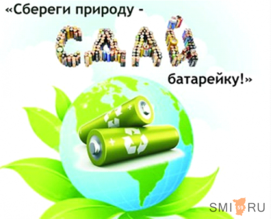 Итоги экологической акции "Сдай батарейку" подведены в Кунгурском районе