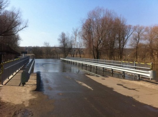 Движение по одному из подтопленных мостов в Кунгурском районе восстановлено