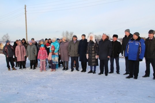 В деревне Исаковка состоялась торжественная церемония пуска газа