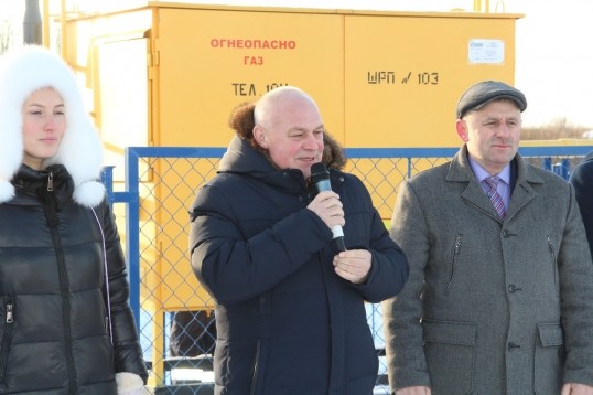 В деревне Исаковка состоялась торжественная церемония пуска газа