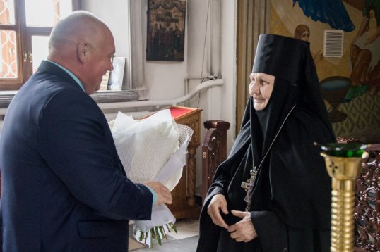 Настоятельница Кунгурского Иоанно-Предтеченского монастыря отметила своё 86-летие