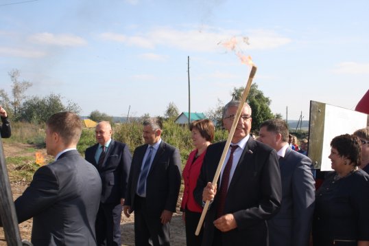 Запуск нового газопровода состоялся в Кунгурском районе
