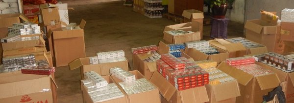15 000 "палёных" пачек сигарет изъято в Кунгуре