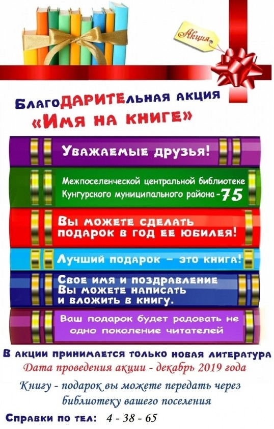 Библиотеке Кунгурского района 75 лет