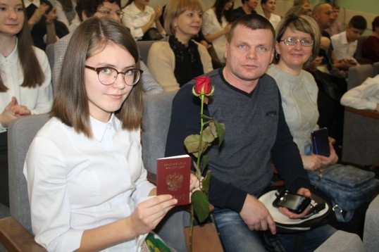 В Кунгурском районе вручили паспорта юным гражданам