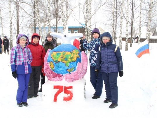 В Кыласово завершился конкурс снежных фигур "Зимняя сказка"